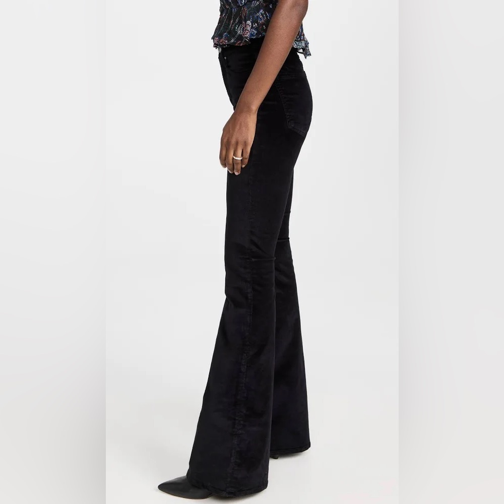 Veronica Beard Velvet Flared Pants - Picture 6 of 12